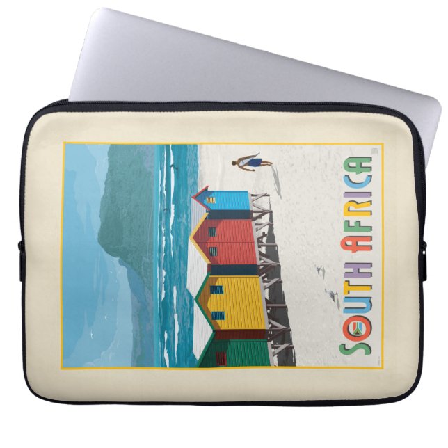 Funda Para Portátil Sudáfrica | Playa de Muizenberg (Frente)