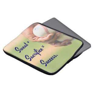 Funda Para Portátil Sudor más sacrificio es igual a BÉISBOL de éxito