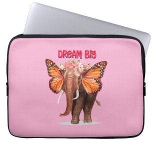Funda Para Portátil Sueño Grande Como Un Elefante Inspirador