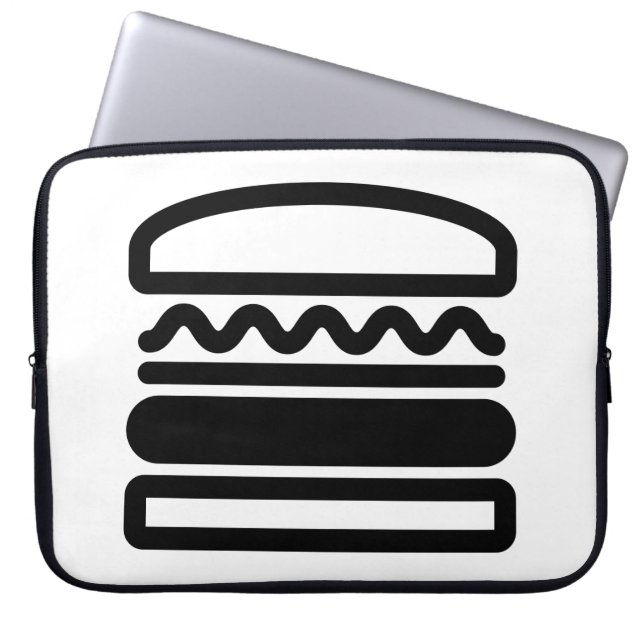 Funda Para Portátil Sueños de hamburguesas (Frente)
