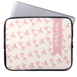 Funda para portátil Sueños de Lazo Rosa