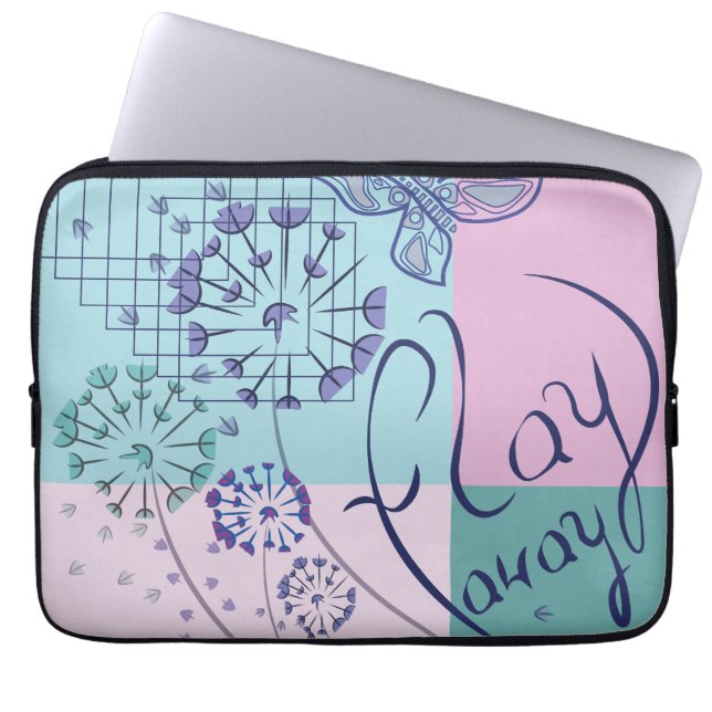 Funda Para Portátil Sueños de mariposa (Frente)