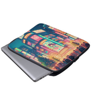 Funda Para Portátil Sueños de neón de Shibuya