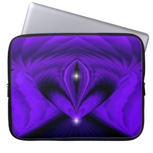 Funda Para Portátil Sueños del arcoiris morado, dos estrellas