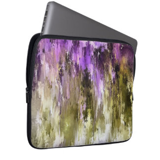 Funda Para Portátil Sueños Violetas y Cielos Oliva