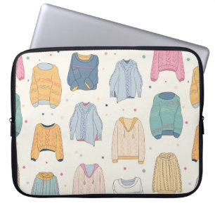 Funda Para Portátil Suéteres multicolores, acogedores, cálido invierno