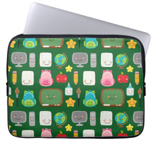 Funda Para Portátil Suministros escolares kawaii lindos para el regres