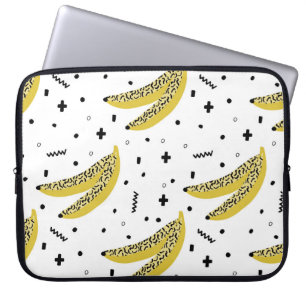 Funda Para Portátil Summer seamless pattern with bananas in pop art st