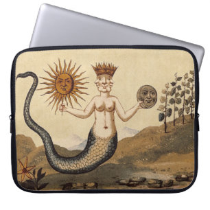Funda Para Portátil Sun and Moon Merman