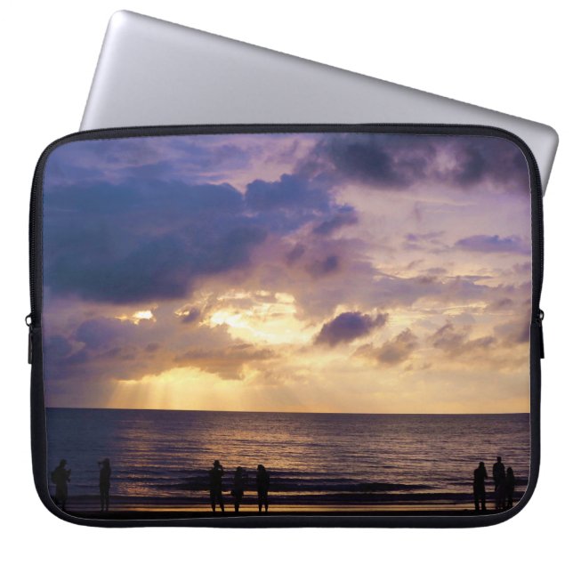 Funda Para Portátil Sunset de la costa de Malasia (Frente)