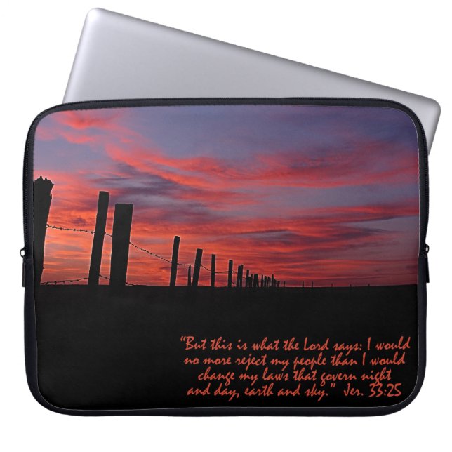 Funda Para Portátil Sunset Sky Inspirador (Frente)
