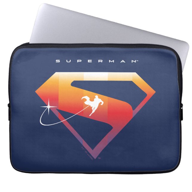 Funda Para Portátil Sunset Soar Superman Shield (Frente)