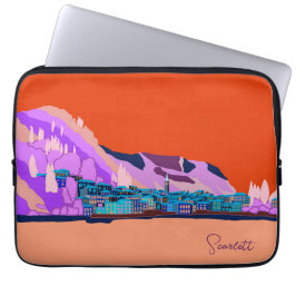 Funda Para Portátil Sunset Varenna Como Ilustracion Italia Viaje