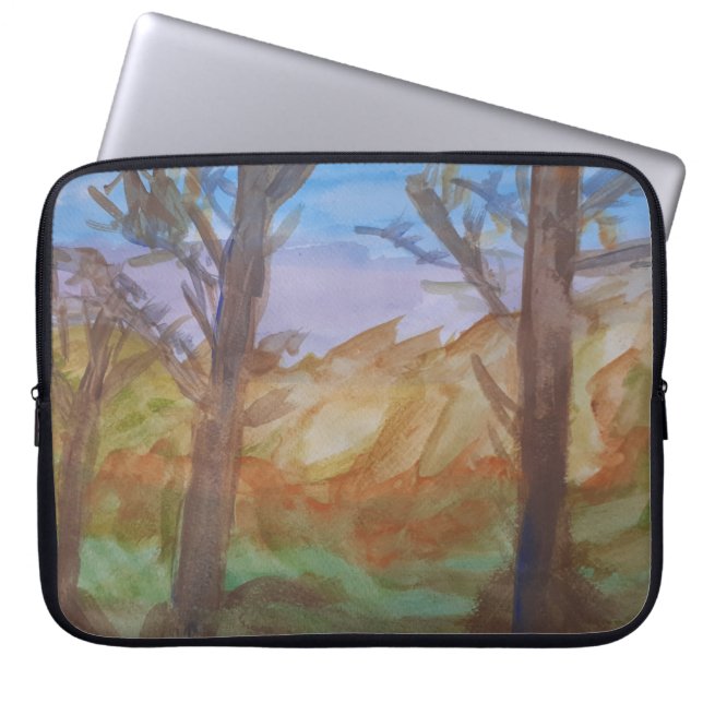 Funda Para Portátil Sunset Woods Laptop Sleeve (Frente)