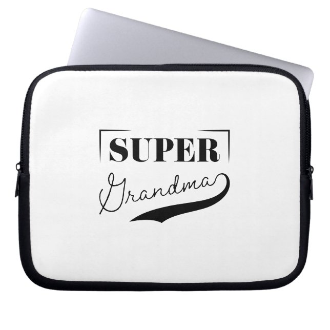 Funda Para Portátil Super Abuela (Frente)