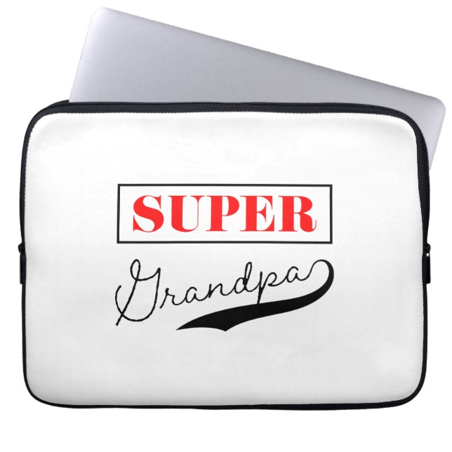 Funda Para Portátil Super Abuelo (Frente)