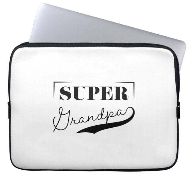 Funda Para Portátil Super Abuelo (Frente)