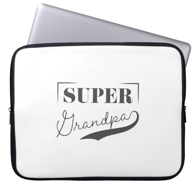 Funda Para Portátil Super Abuelo (Frente)