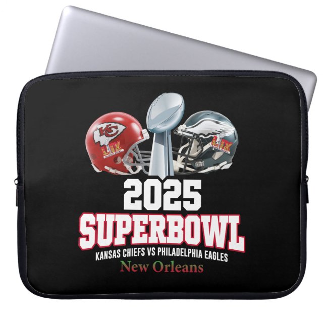 Funda Para Portátil Súper Bowl de 2025 (Frente)