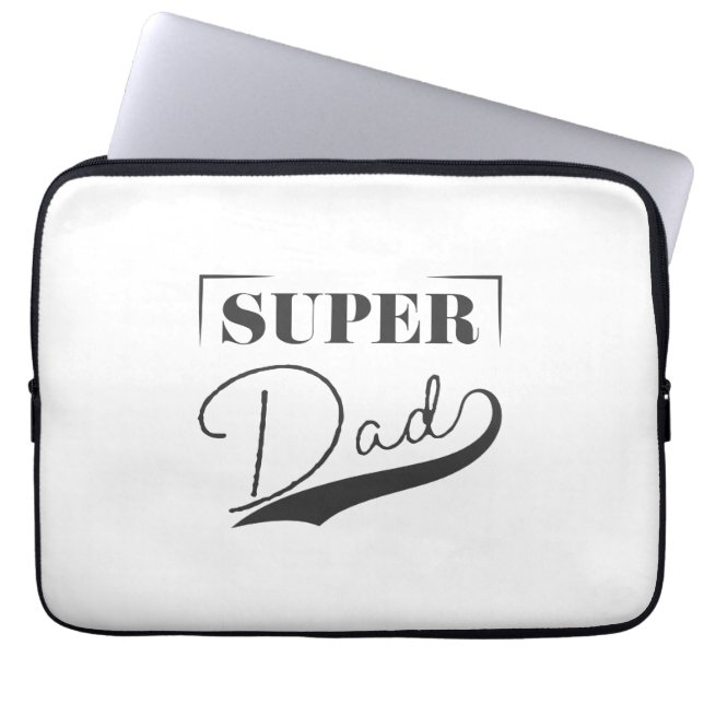 Funda Para Portátil Super Papá (Frente)