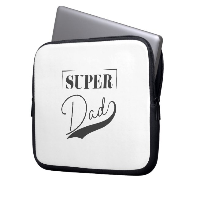 Funda Para Portátil Super Papá (Anverso izquierdo)