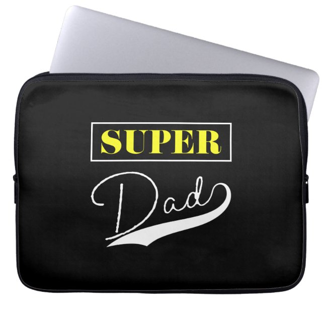 Funda Para Portátil Super Papá (Frente)