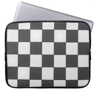 Funda Para Portátil Superficie del suelo de vintage de baldosas negras