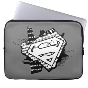 Funda Para Portátil Supergirl Newsprint S-Shield