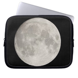 Funda Para Portátil Superluna en cielo negro