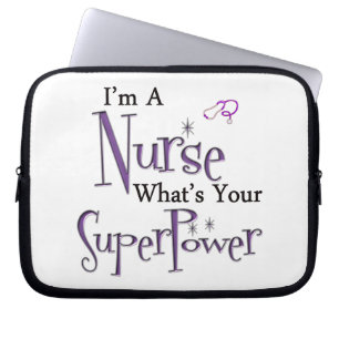 Funda Para Portátil Superpotencia de la enfermera