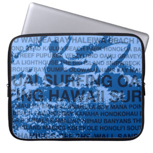 Funda Para Portátil Surfing Hawaii Cutback Hawaii Wetsuit Laptop Bag