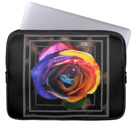 Funda Para Portátil Surfing the Rainbow Rosa