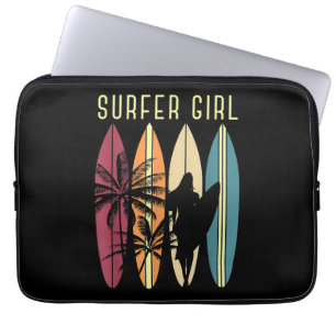 Funda Para Portátil Surfista Chica Surfboard Chicas Surf Oce
