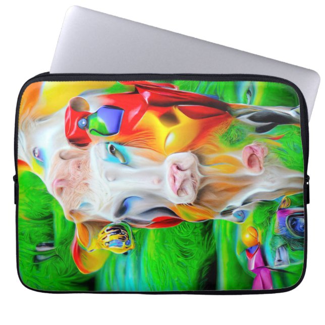 Funda Para Portátil Surreal Farm Art (Frente)