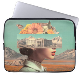 Funda Para Portátil Surreal Portrait with Architectural Landscape