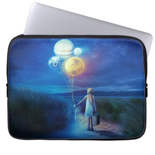 Funda Para Portátil Surrealista camino a su futuro