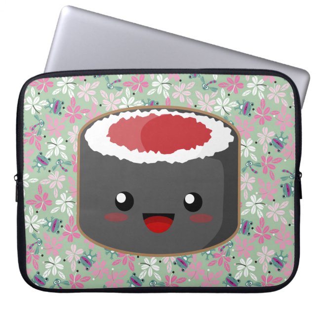 Funda Para Portátil Sushi lindo (Frente)
