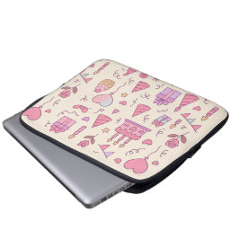 Funda Para Portátil Sweet Princess Party Celebration Pattern