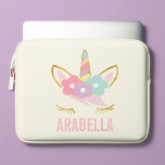 Funda Para Portátil Sweet Unicorn<br><div class="desc">Dulce diseño personalizado de unicornio.</div>