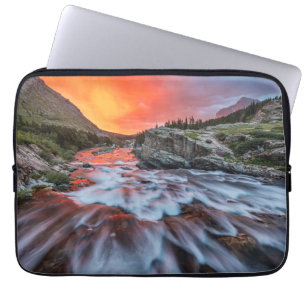 Funda Para Portátil Swiftcurrent Falls   Glacier National Park Montana