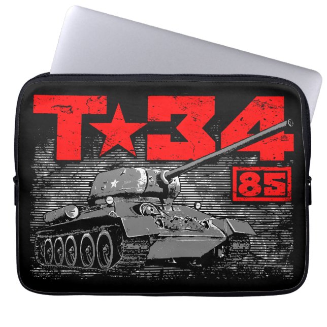 Funda Para Portátil T-34-85 Tanque medio soviético (Frente)