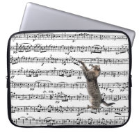 Tabby Cat On Sheet Music