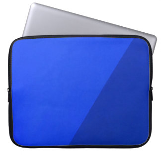 Funda Para Portátil Tabla de madera azul y negra
