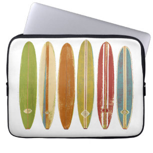 Funda Para Portátil Tablas de surf Longboard estilo retro vintage