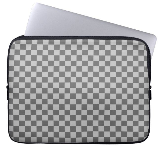 Funda Para Portátil Tablero de control de combinación gris de Shirley  (Frente)