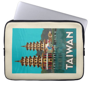 Funda Para Portátil Taiwán Pagodas Dragón Y Tigre