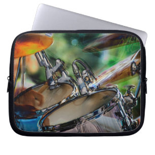 Funda Para Portátil Tambor En Acción