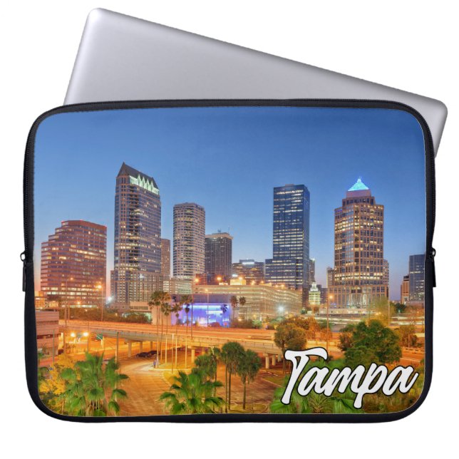 Funda Para Portátil Tampa, Florida, Estados Unidos (Frente)