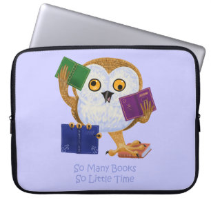 Funda Para Portátil Tan muchos libros tan poca hora