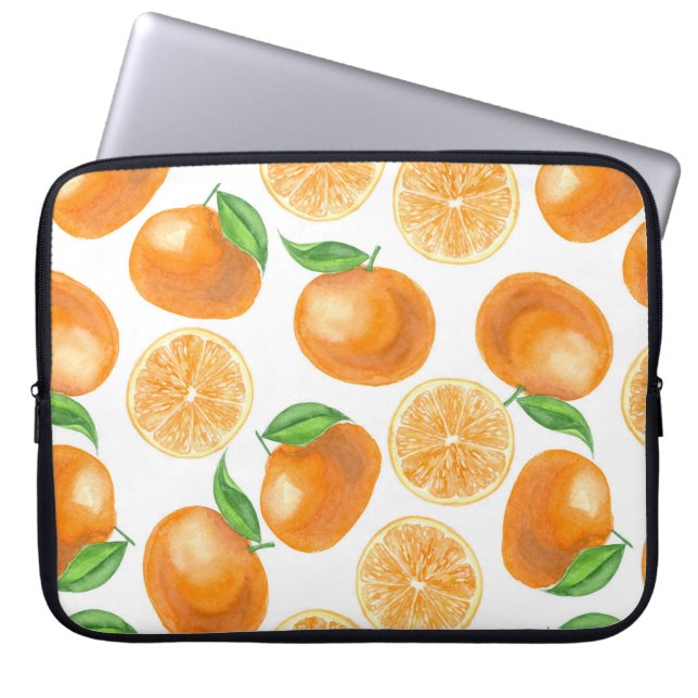Funda Para Portátil Tangerinas acuáticas (Frente)